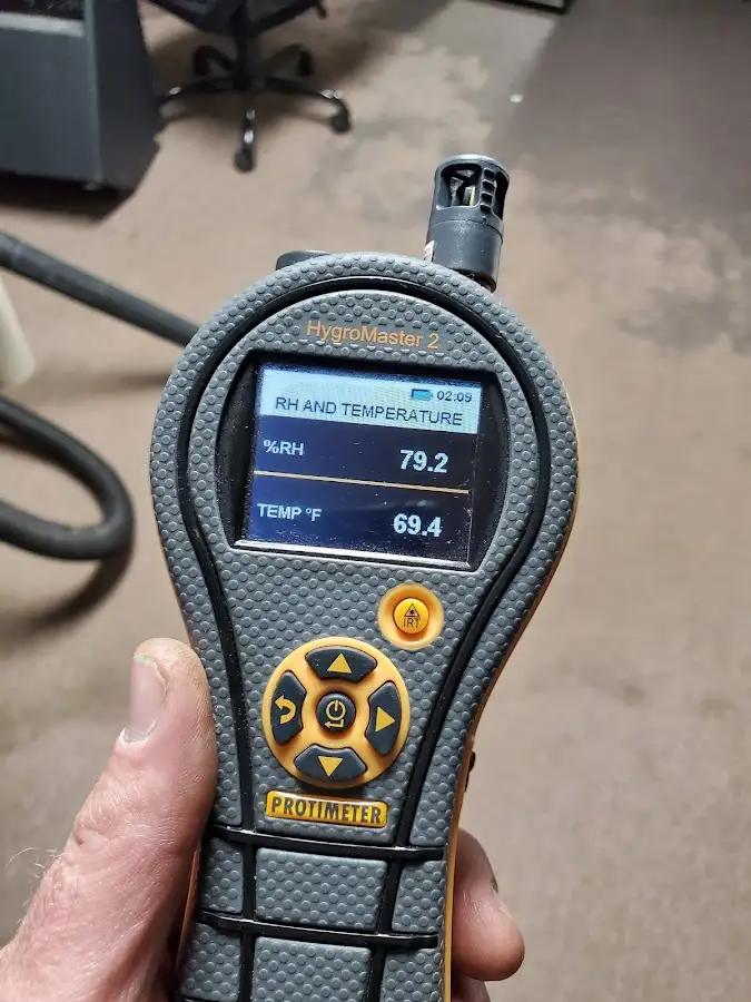 Moisture meter humidity assessment for Mold Remediation & Removal in Deptford