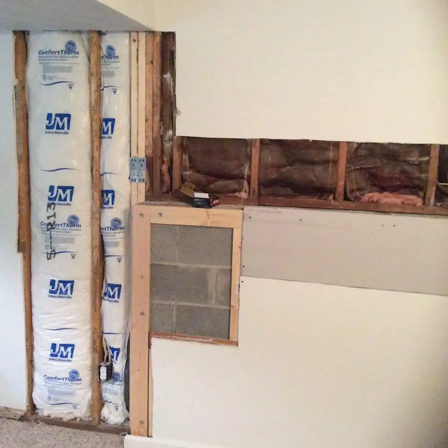 Wall insulation replacement during Odor Removal & Deodorization in Deptford
